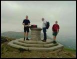 Larry, Peter and Mick at the Worcestershire Beacon .